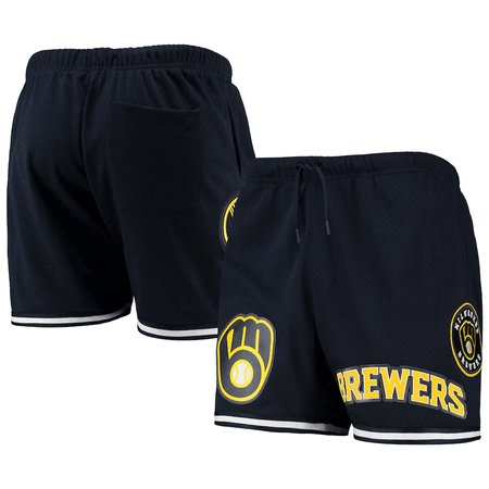 Milwaukee Brewers Black Shorts